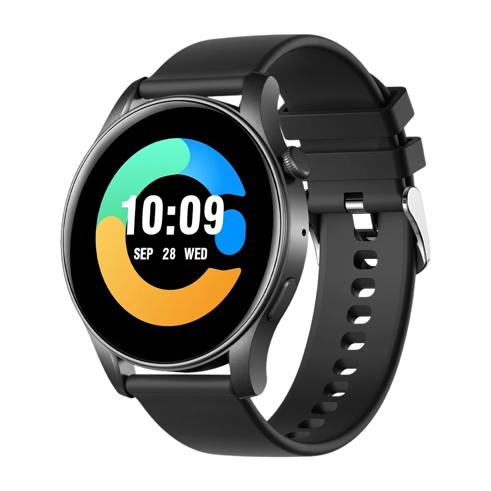 שעון חכם COLMI V73 עם מסך AMOLED אלגנטי, מעקב כושר, עמידות למים IP68, שחור
