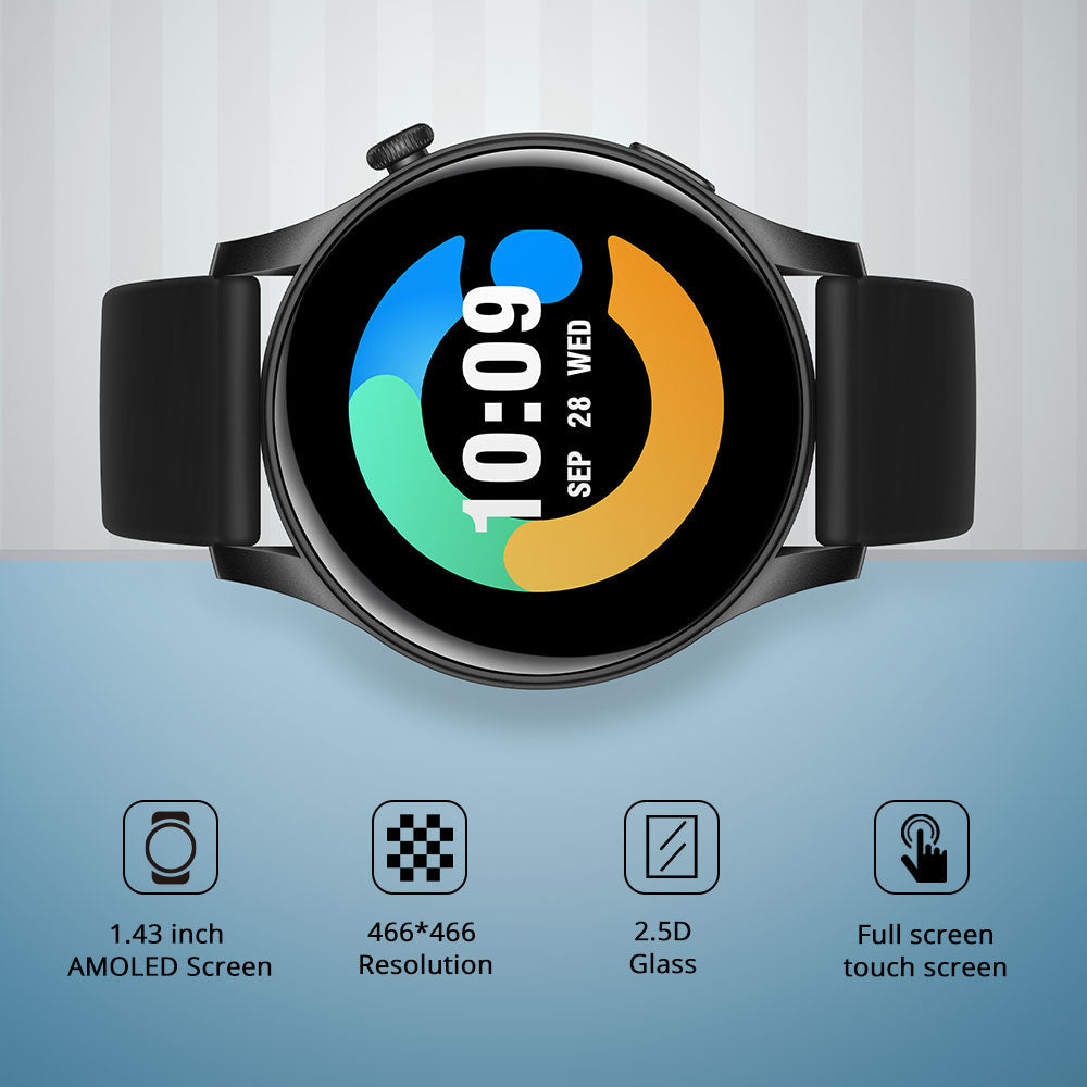 שעון חכם colmi v73 עם מסך amoled ורזולוציה גבוהה
