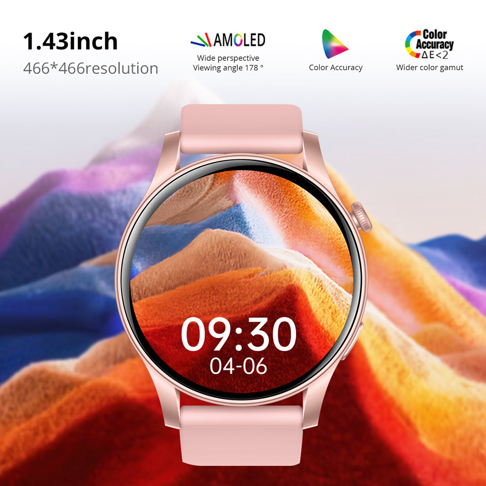 שעון חכם colmi v73 עם צג amoled למעקב כושר